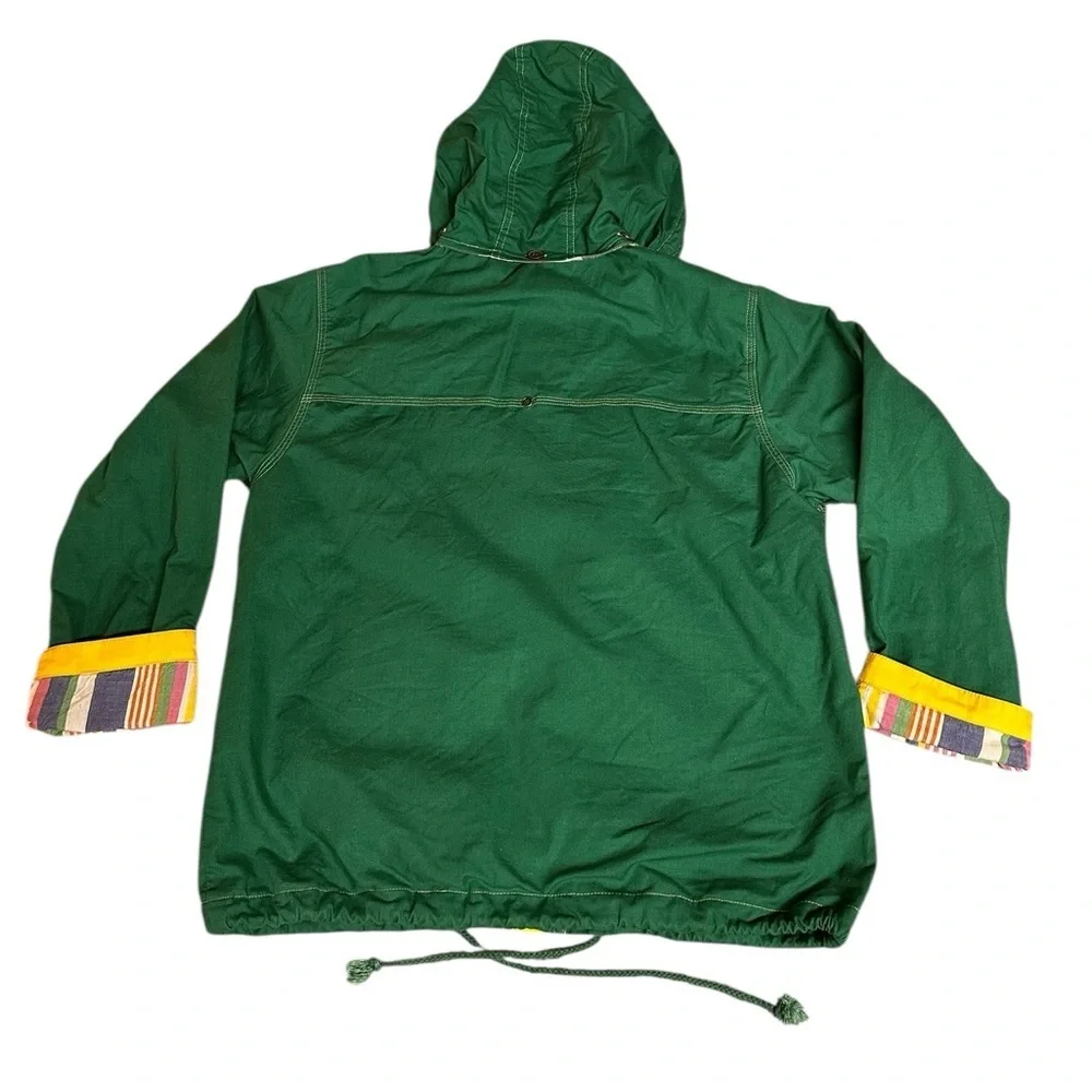 Vintage CDNY Kids Light Chore Coat Jacket Medium 10/12 Cotton Removable Hood